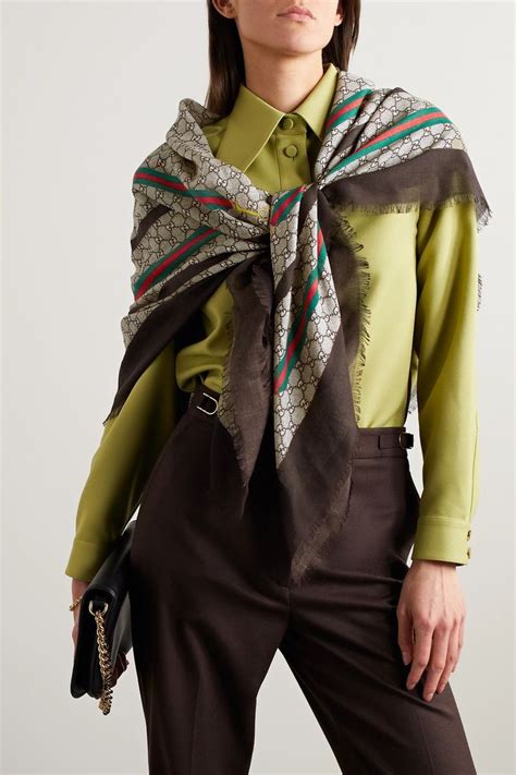 scatolo cinta gucci|gucci frayed scarf.